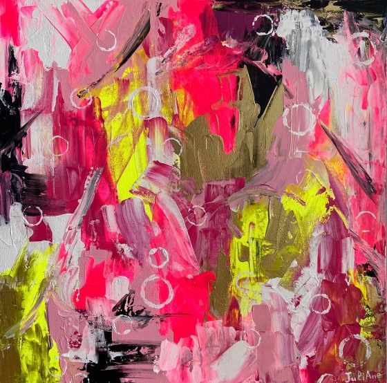 Painting акрилом Bubble gum