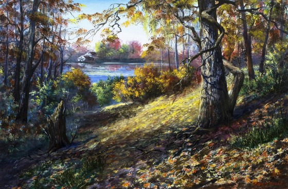 Painting маслом  "Краски осени"