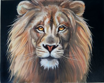 Painting маслом Лев