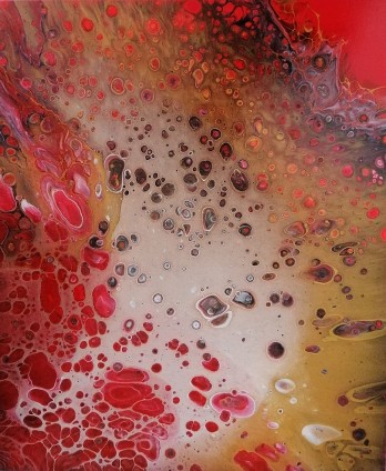 Painting акрилом Волшебная вуаль 