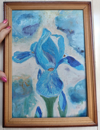 Painting маслом Ирис