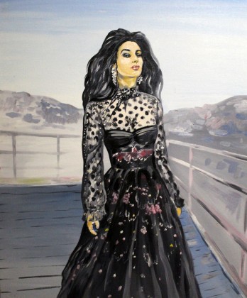 Painting маслом Незнакомка