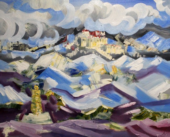 Painting маслом Тибет