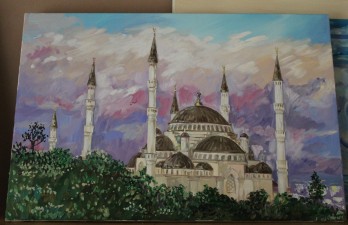 Painting маслом Стамбул