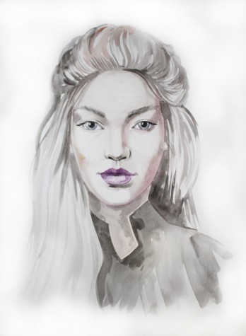 Painting акварелью Акварельная иллюстрация