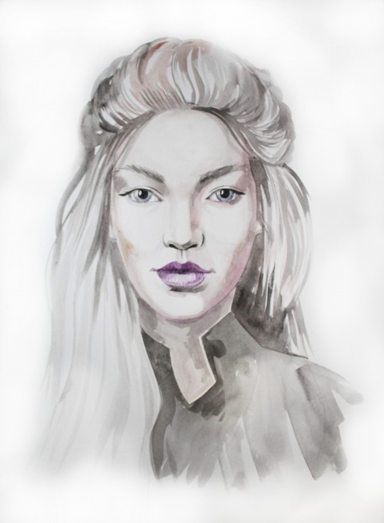 Painting акварелью Акварельная иллюстрация