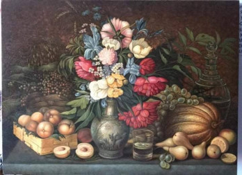 Painting маслом  Квіти і плоди