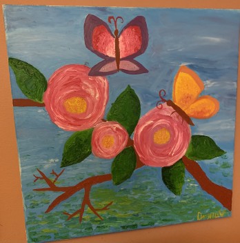 Painting маслом Чарівні піони