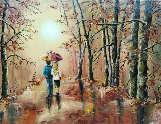 Painting маслом Осень