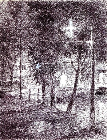 Painting  Dozhdlivaia nochj