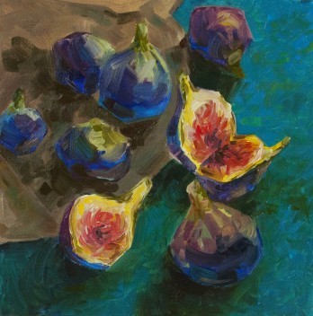 Painting маслом Инжир