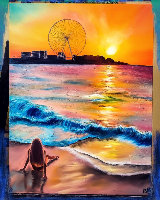 Painting маслом Dubai, JBR