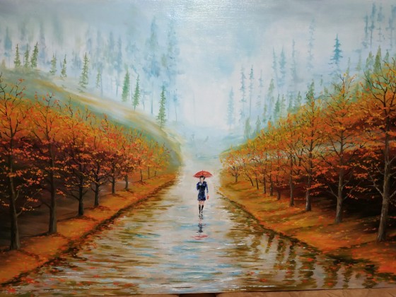 Painting маслом Осінь