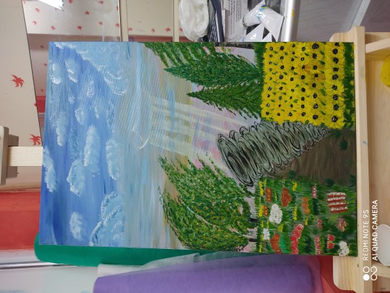 Painting маслом Всё не просто так.