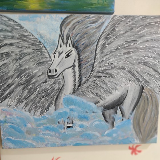 Painting маслом Пегас 