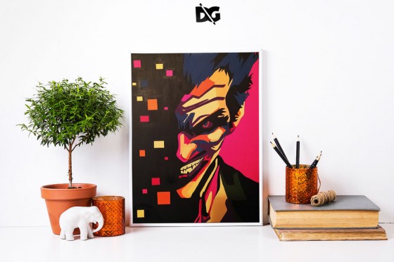 Painting акрилом Картина акрилом Joker