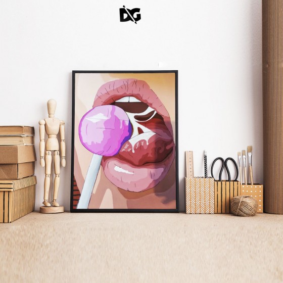 Painting акрилом Картина акрилом lollipop