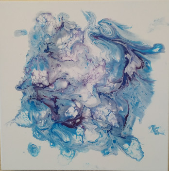 Painting акрилом Вселенная