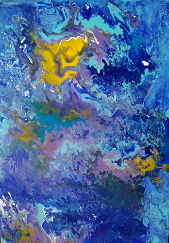 Painting акрилом Необъятная вселенная