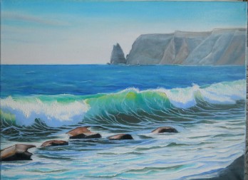 Painting маслом Морской пейзаж