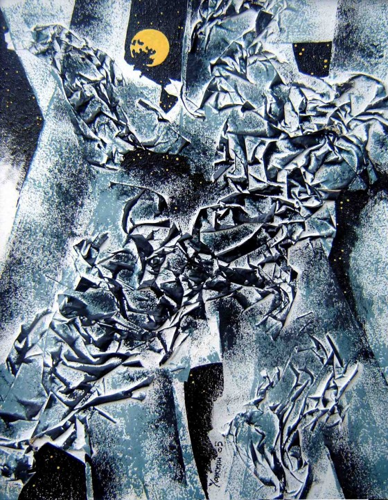 Painting в смешанной технике Воспоминание №24