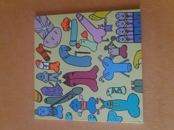 Painting акрилом Лучший друг 