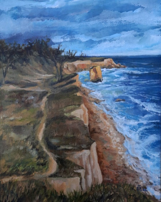 Painting маслом Фонтанка 