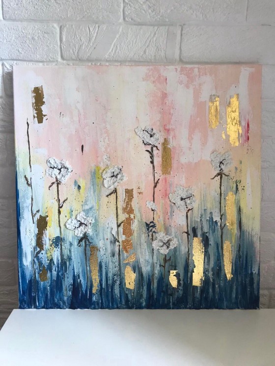 Painting акрилом хлопок