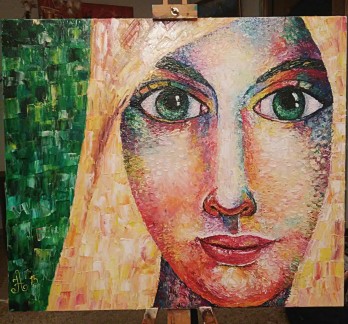 Painting маслом Земля
