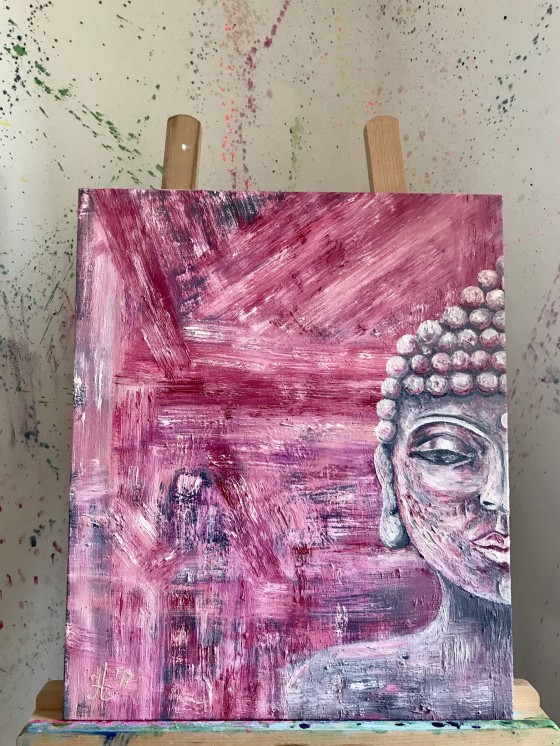 Painting маслом Будда