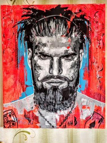 Painting акрилом Портрет 