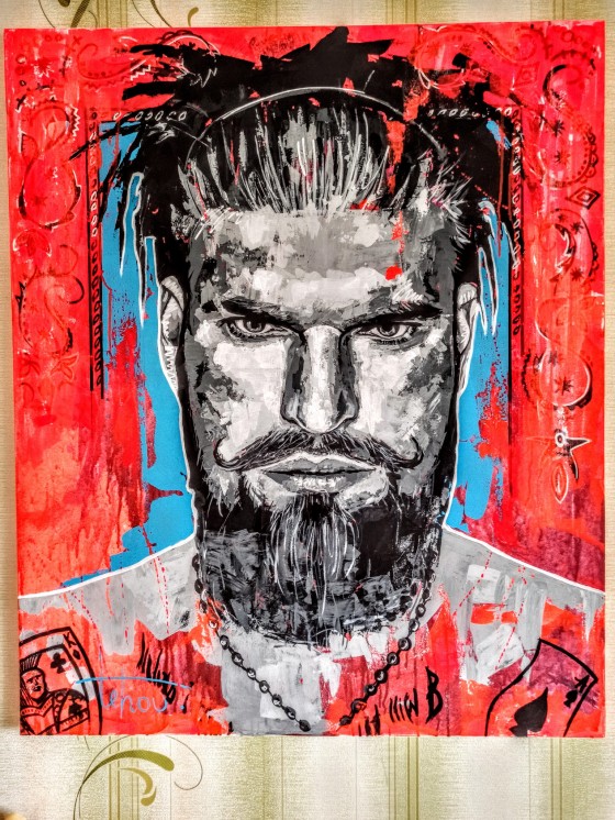 Painting акрилом Портрет 