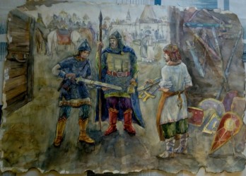 Painting акварелью В поход