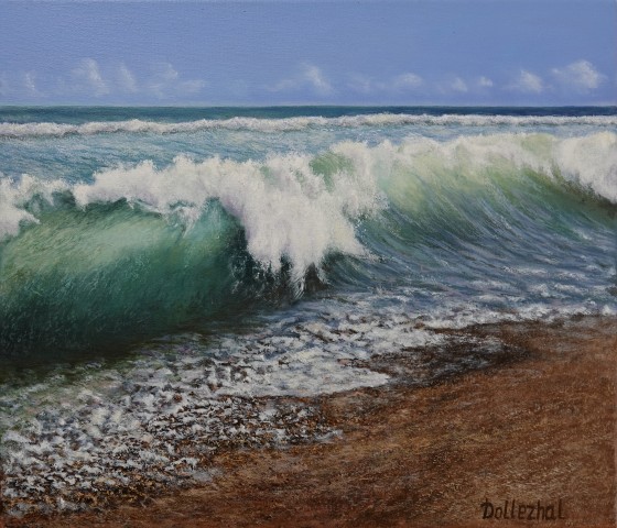 Painting маслом "Волна"