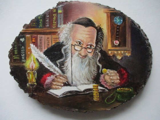 Painting маслом "Деньги нужно считать"