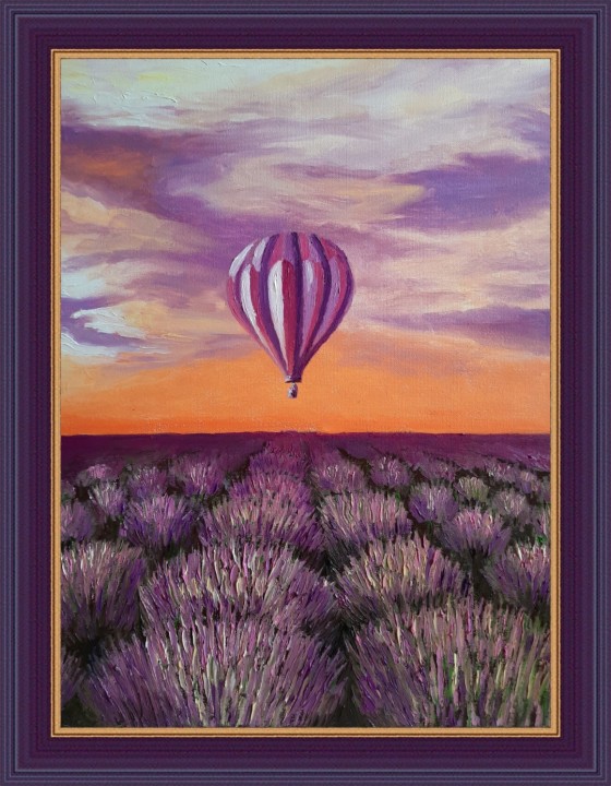 Painting маслом Лавандовая мечта