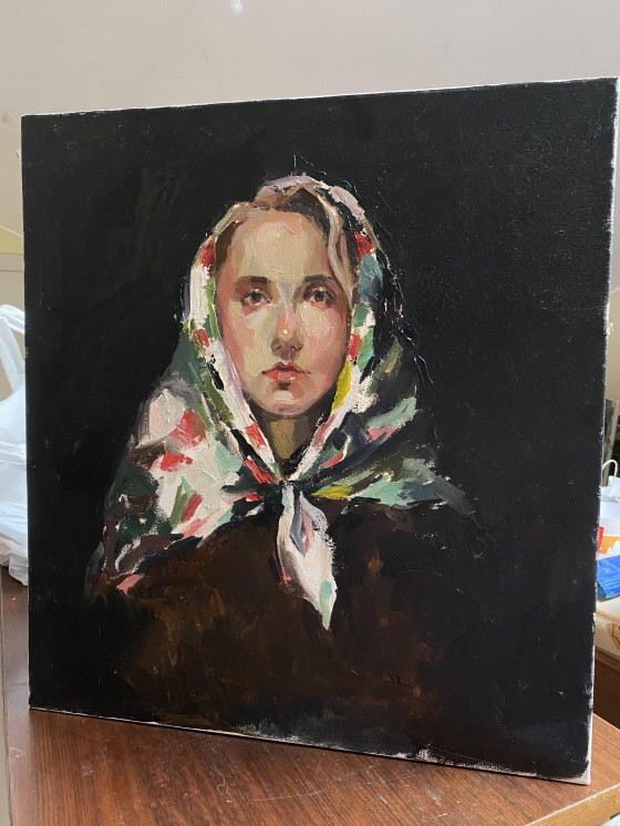 Painting маслом Современная Алёнка 
