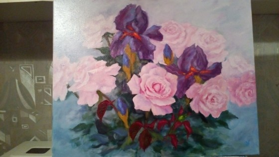 Painting маслом Утреннее танго