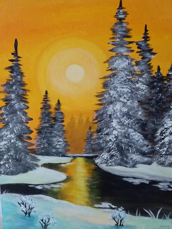 Painting акрилом Картина