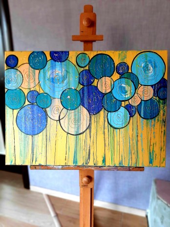 Painting маслом Детство