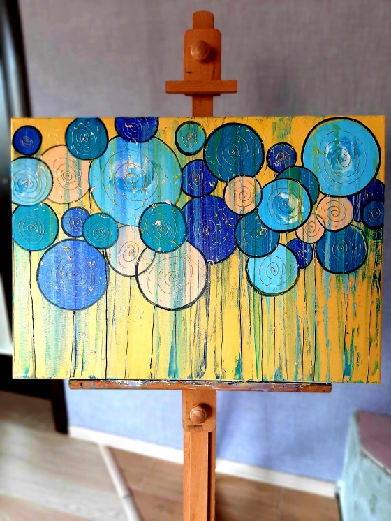 Painting маслом Детство