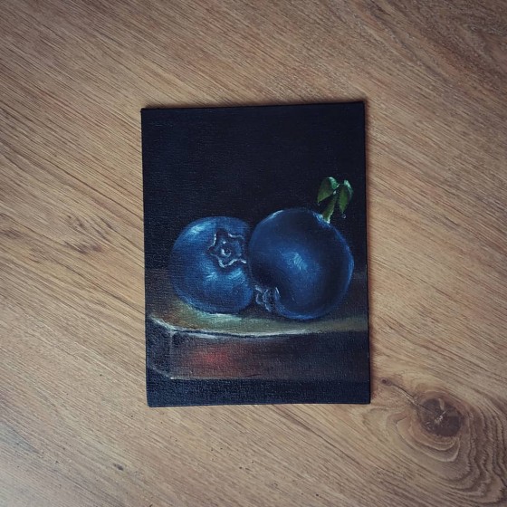 Painting маслом Ягода