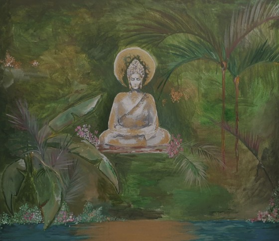 Painting акрилом nirvana