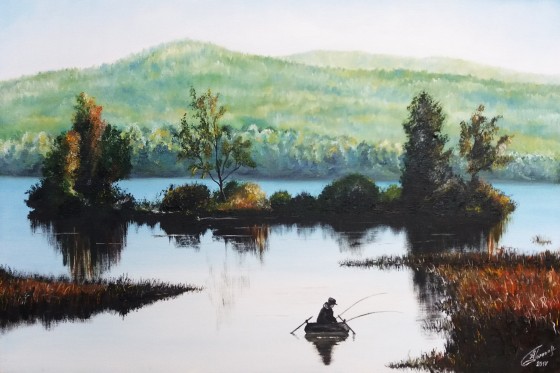 Painting маслом Остров