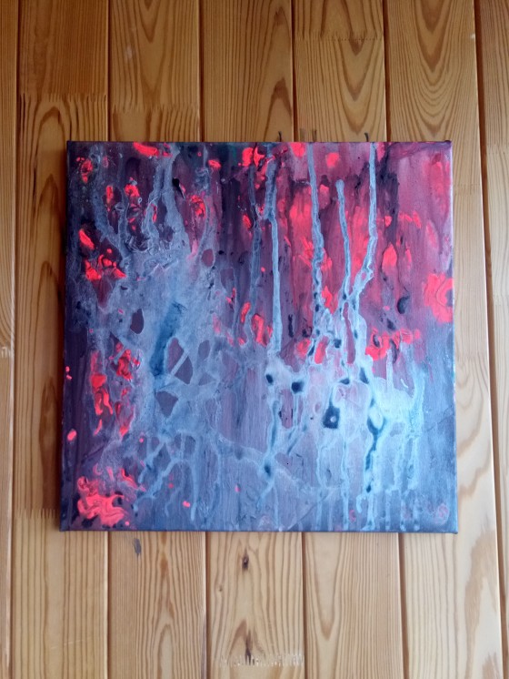 Painting акрилом Сияние