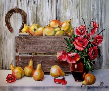 Painting акварелью Ароматные груши