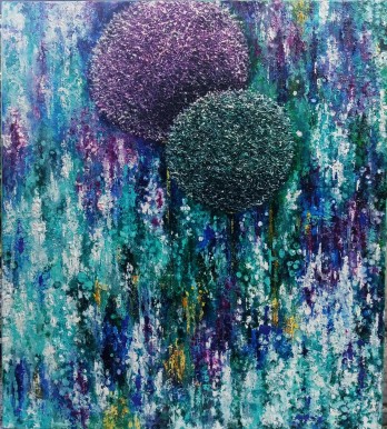 Painting маслом Аллиум