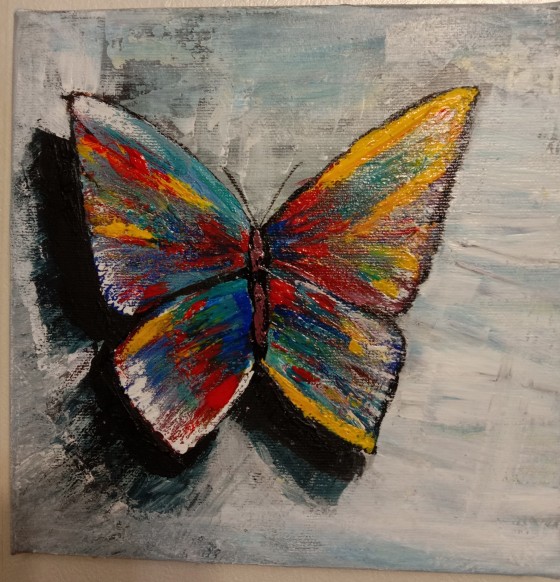 Painting акрилом Butterfly