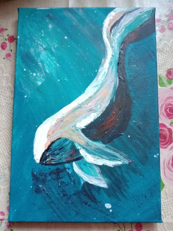 Painting акрилом Кит