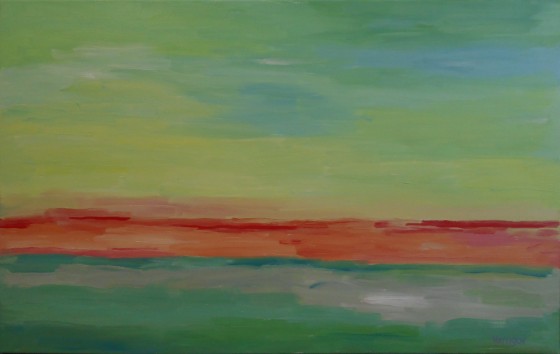 Painting маслом Картина "Красная дорога".